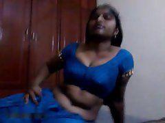best of Saree blue indian bhabhi