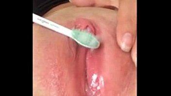 Vibrating toothbrush orgasm