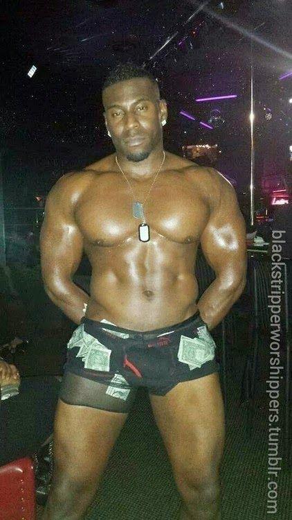 black amateur male stripper