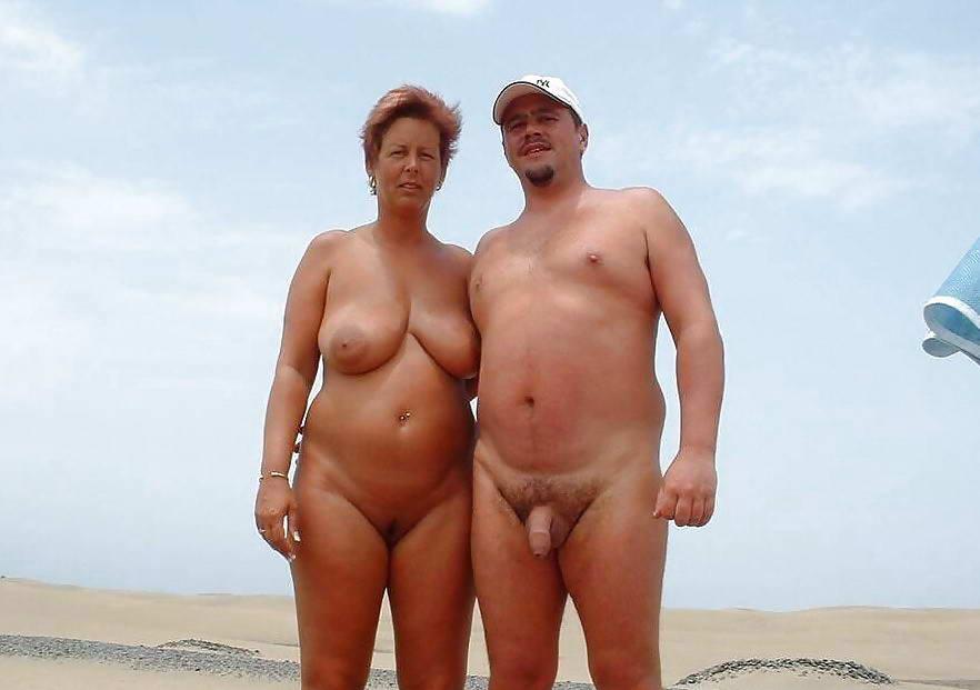 Mature Beach Tits