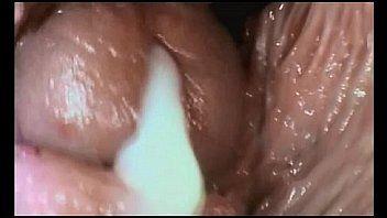 Camera inside vagina creampie