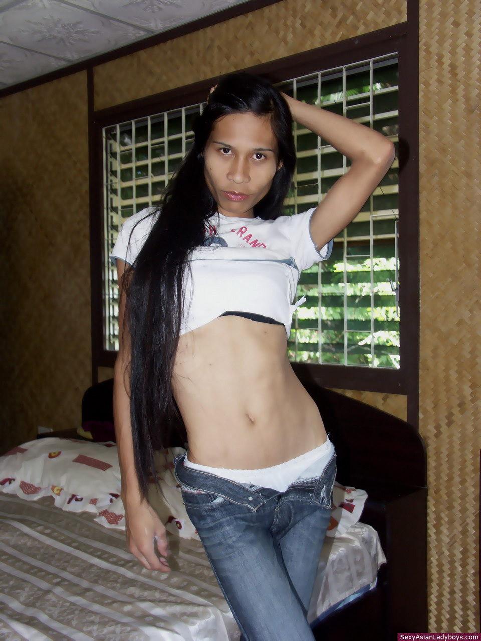Thai ladyboy skinny