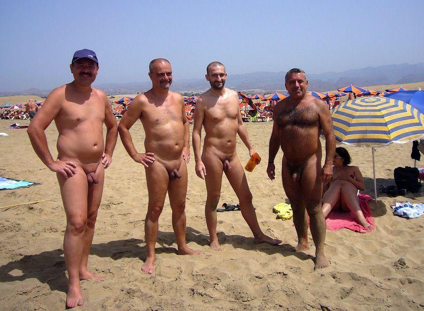 Men nude beach