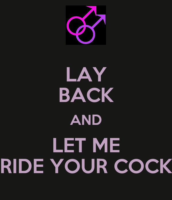 Want ride your cock