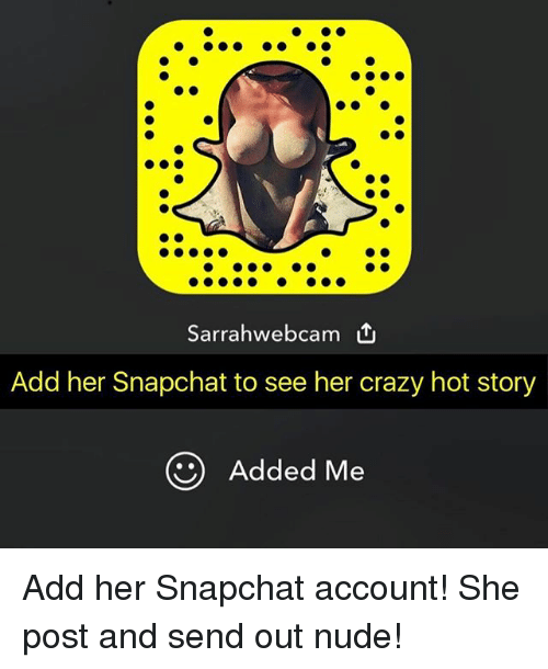 Snapchat nude story